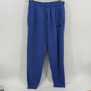Puma  Fleece Lined‎ Jogger Sweatpants Royal Blue Large 673993-92